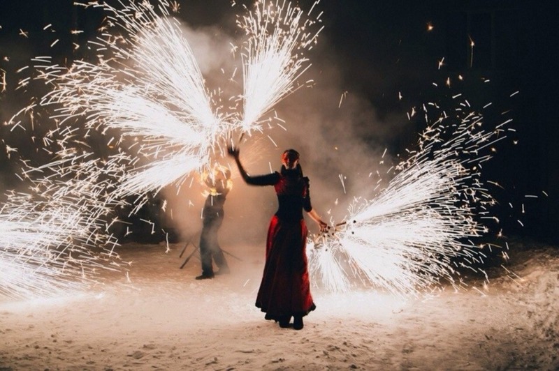 Огненное, световое, лазерное шоу Глория